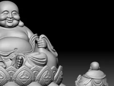 God of wealth 040 3D print model