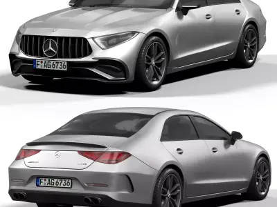 Mercedes Benz CLS53 AMG 2022 3D model