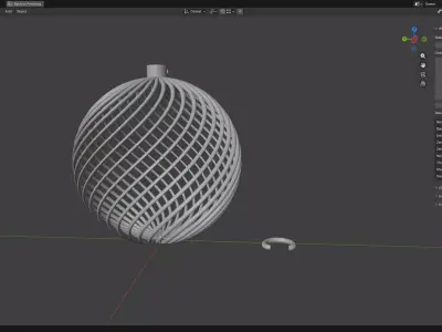 Christmas Bauble 02 3D print model