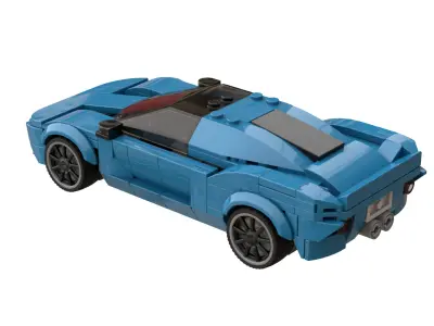 MocBricks3D - Lego Sport-Car Concept 3 3D print model