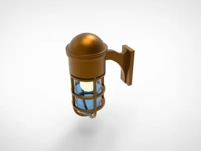 Marine Wall Light  2 3D model