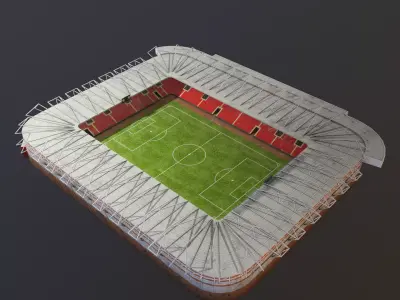 Stadium of st Mary Low-poly 3D model