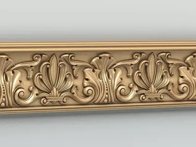 Decorative Moldings collection 04 3D model