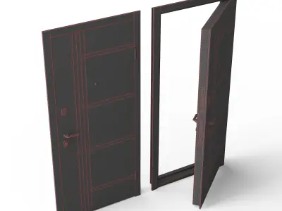 Xoesy Door 3D model