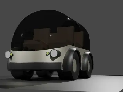 unique car 3D model 3D model