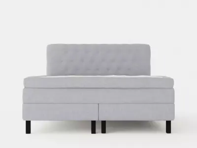 Lucky Complete Bed Package 180x200 Polyeter Diamond Bed Wave Low-poly 3D model