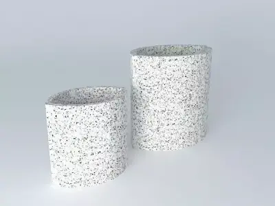 vaso granito granite vase Free 3D model