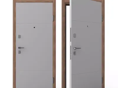 Quancy Door 3D model