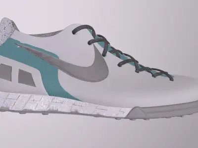 NIKE T90 FOOTBALL SHOES PBR Low-poly 3D model