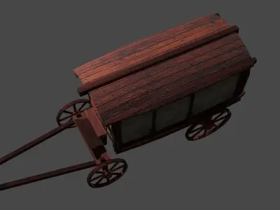 telega carriage 3D model