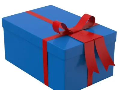 Gift box v1  3D model