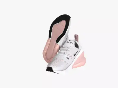 Nike Air Max 270 Light Soft Pink AH6789-604 Low-poly 3D model