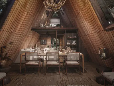 Forest shelter 3D model