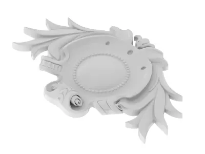 Cartouche Ornament 037 3D model