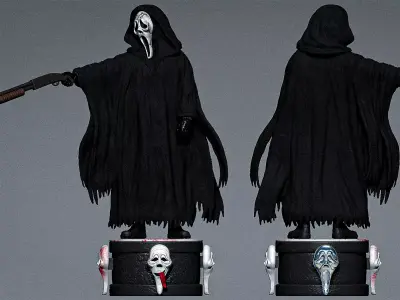 Ghostface - Collectible deluxe 3D print model