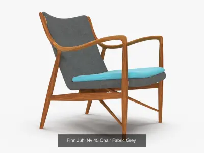 Finn Juhl Nv 45 Chair Collection 3D Model Pack