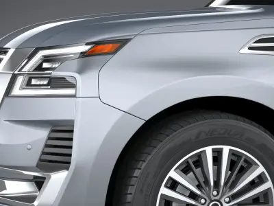 Nissan Patrol 2021 3D model