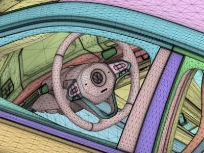 Golf GTI 2020 3D model