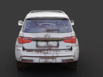 Mud Car Inffiniti QX8 3D model