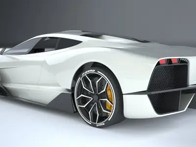 Hybercar Aria FXE 3D model