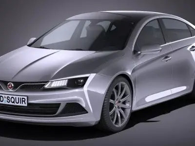 Generic Sedan NN 2017 3D model