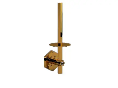 Orchid Diamond Paper Holder Redundant 3D model