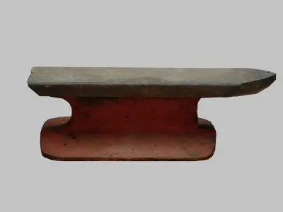 Small Anvil Free low-poly 3D model