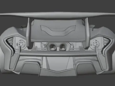 McLaren P1 GTR 3D model
