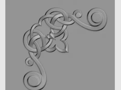 Matrix decorative corner-1 3D print model
