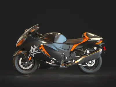 Base model  Suzuki Hayabusa 2022 3D model