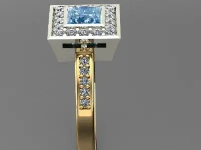 square ring 3D print model