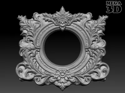 Bas relief Frame 240506 13 3D print model