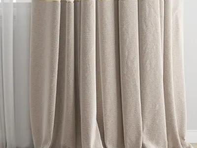 curtain 409 3D model
