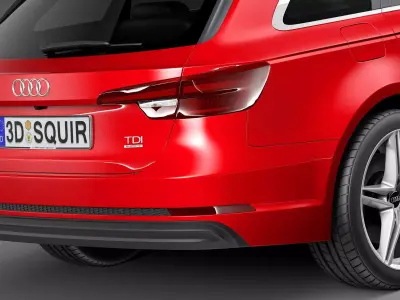 Audi A4 Avant 2016 3D model