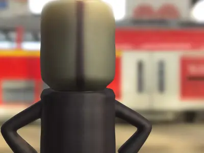 beetlejuicer Candle Low-poly 3D model