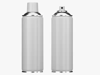 Paint Aerosol Can Mockup 3D model