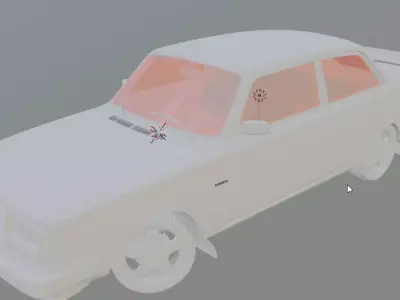 Volvo 242 Free 3D model