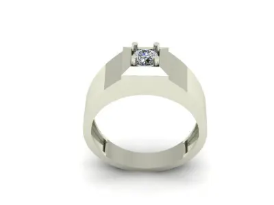 wedding ring for men 3D print model