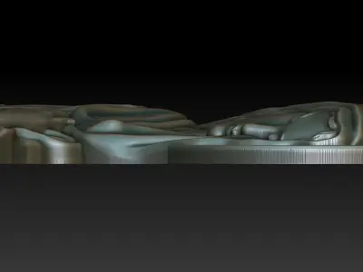 Virgin Mary 4 3D print model