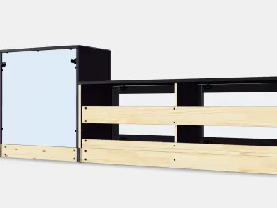 HAVSTA TV storage combination 3 3D model