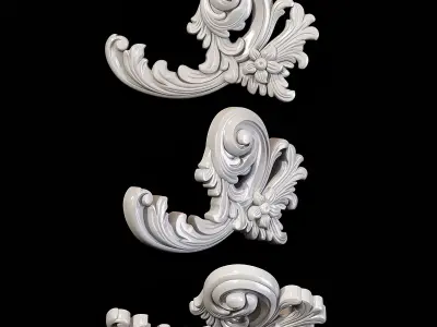 Classic carved 101 3D model