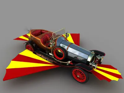 Chitty Chitty Bang Bang 3D model