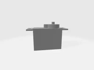 servo motor 3D model