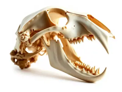 Detailed Animal Skull D Model Pack Low-poly 3D model