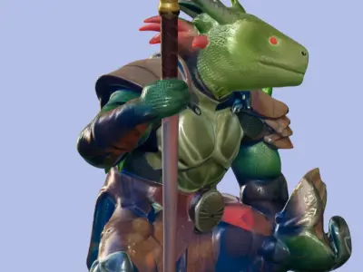 Drathar the Swamp Guardian 3D model