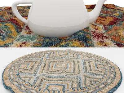 Rugs No 206 Low-poly 3D model