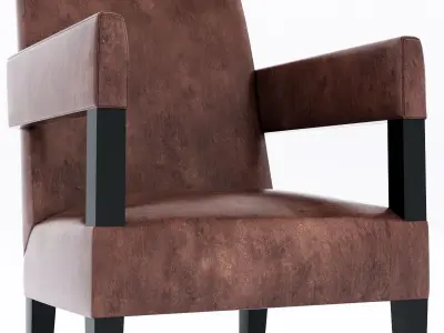 Holly hunt HUTTON OCCASIONAL CHAIR 3D model