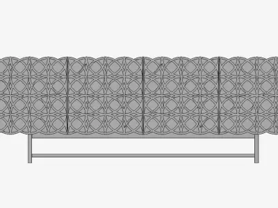Mobi morocco sideboard 3D model