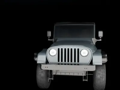 Jeep Wrangler 1995  3D model