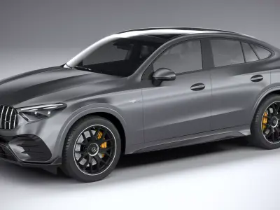 Mercedes-Benz GLC63 S AMG E Performance Coupe 2024 3D model